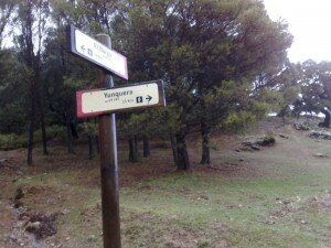 Paso cercano a Yunquera, un pueblo vecino