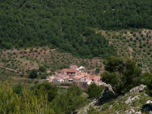 Ruinas del convento de Nuestra Señora de las Nieves vistas desde km14